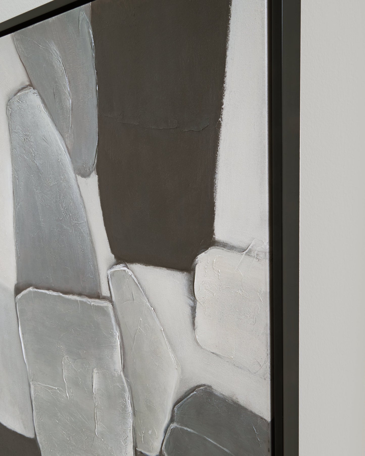 Adilson White/Gray/Black Wall Art- Viva Furn