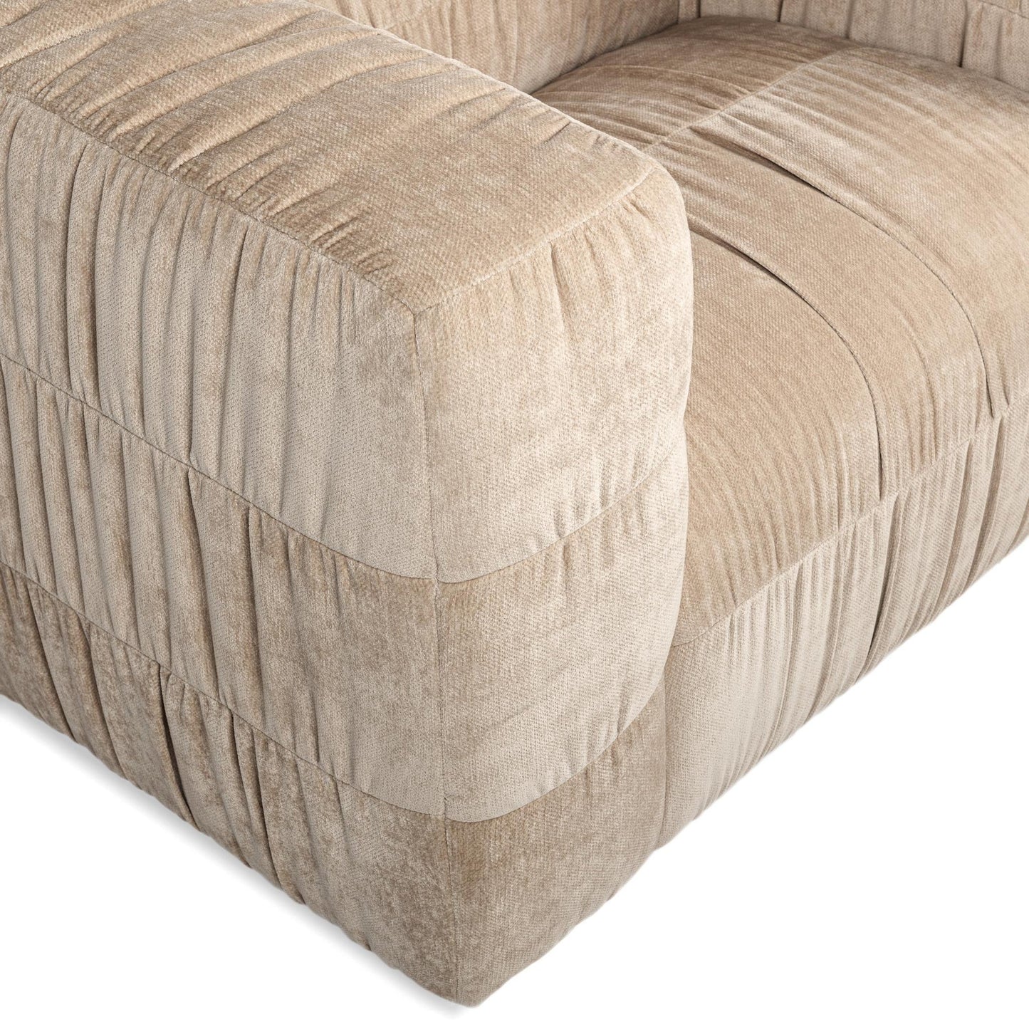 Afeela French Vanilla Upholstered Swivel Chair - Ornate Home