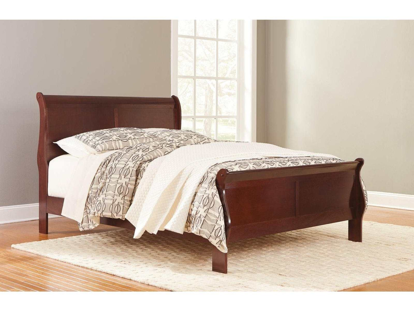 Alisdair Queen Sleigh Bed- Viva Furn