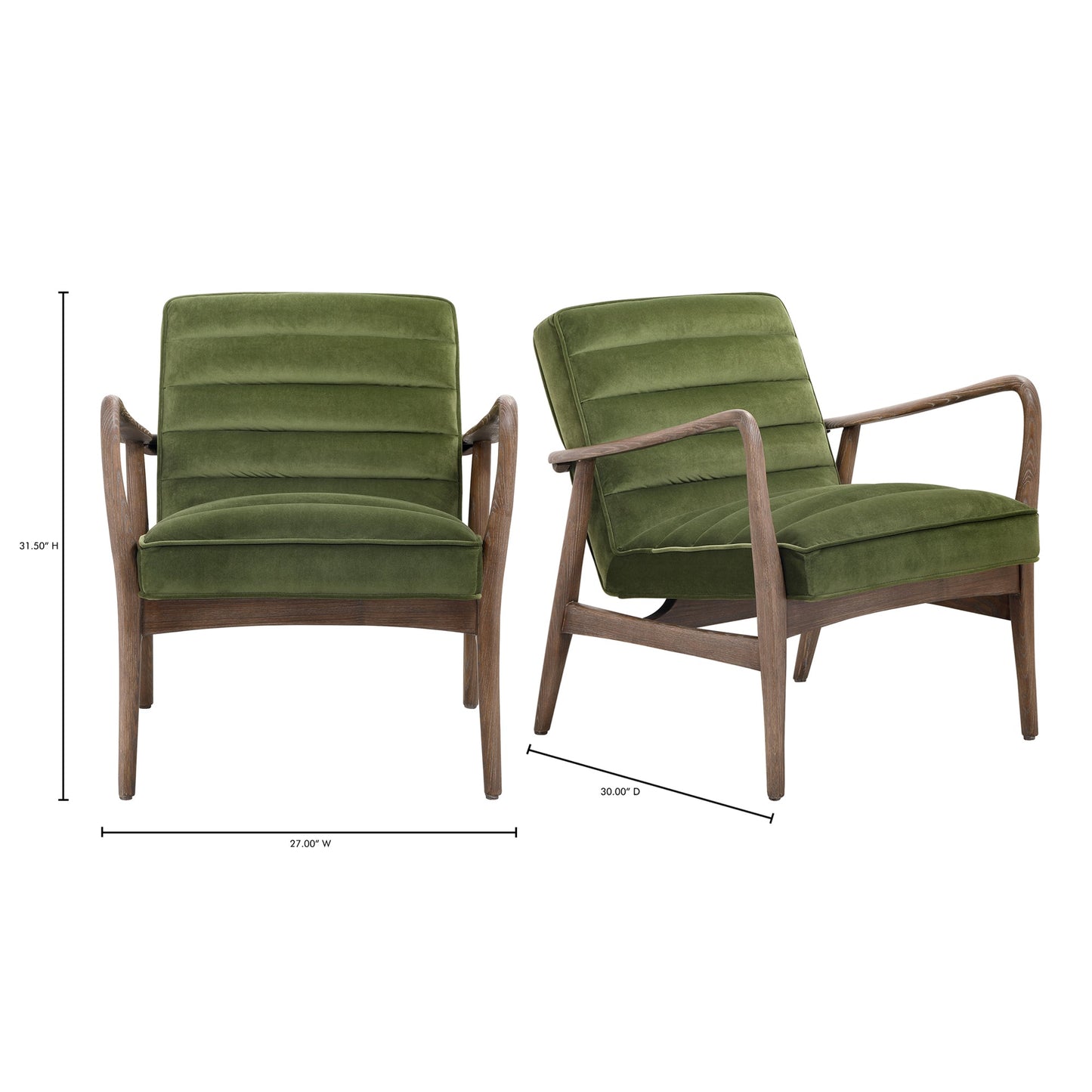Anderson Green Armchair - Ornate Home
