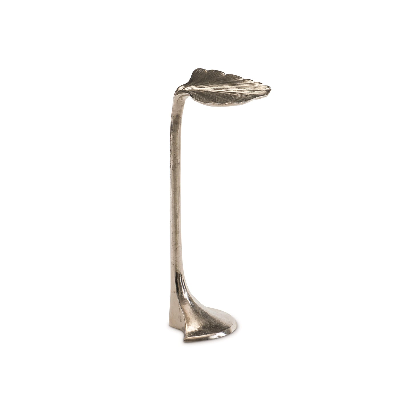 Annabella Satin Nickel Accent Table - Ornate Home