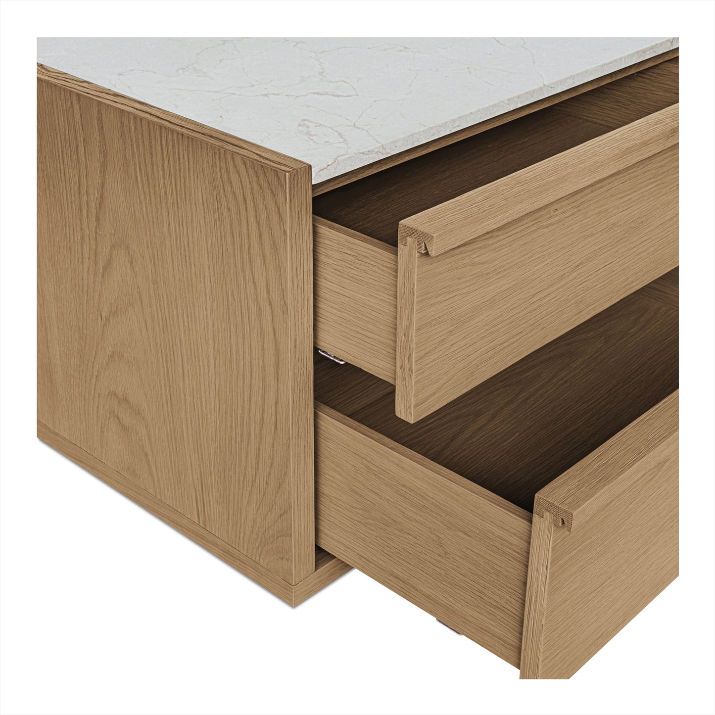 Ashcroft Oak Nightstand - Ornate Home