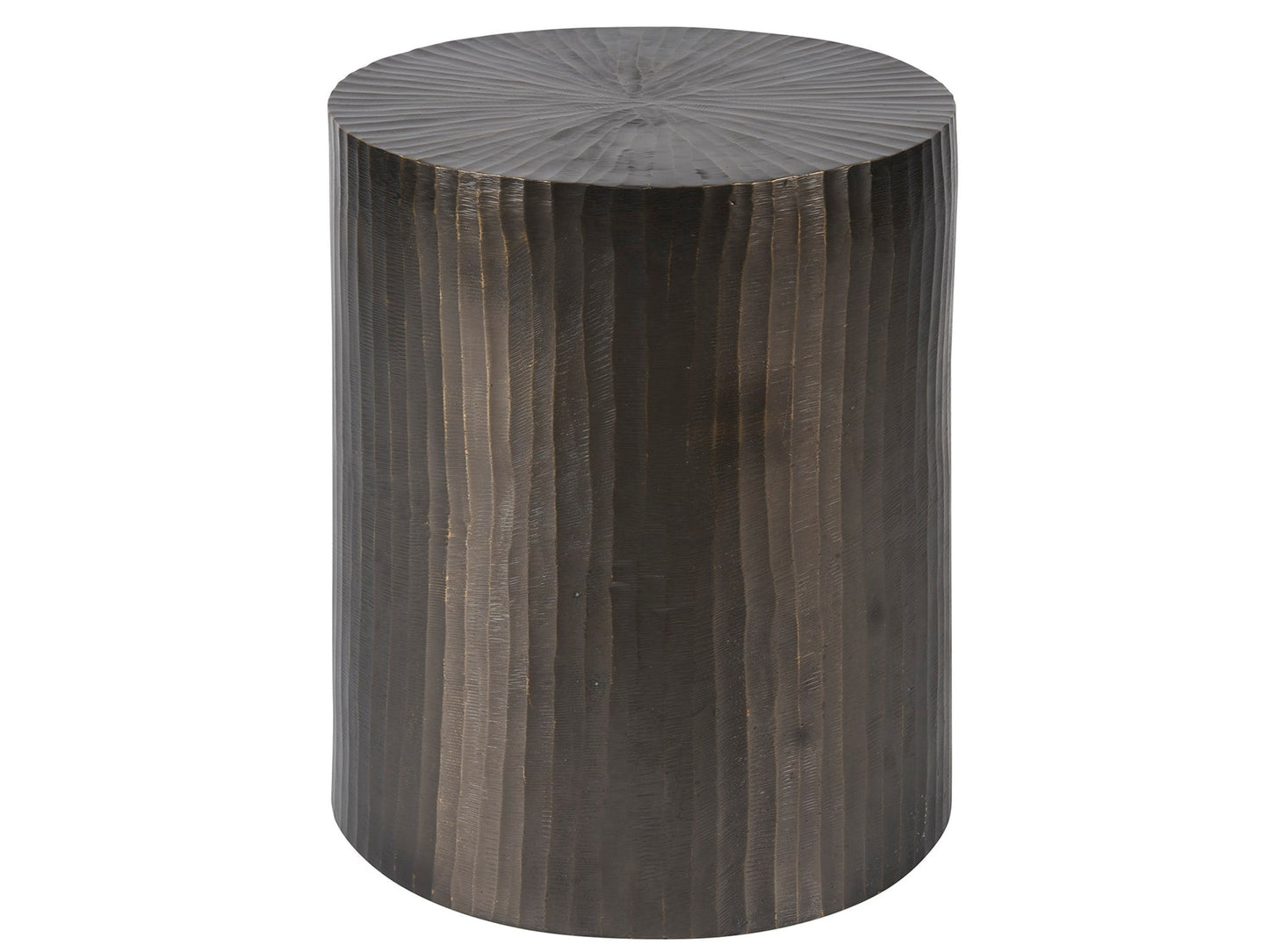 Asher Graphite Round End Table - Ornate Home