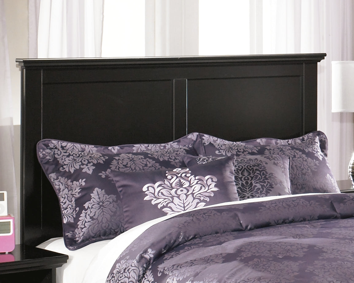 Maribel Black Full Panel Headboard
