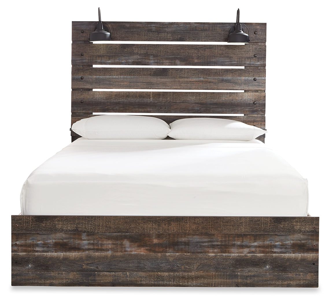Drystan Multi Queen Panel Bedroom Set with Dresser, Mirror, Chest and Nightstand