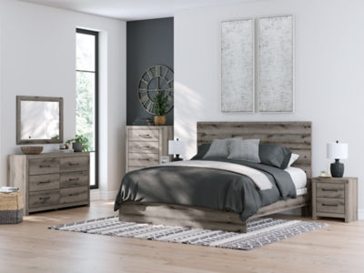 Graystorm Brown Gray Two Drawer Nightstand - Ornate Home
