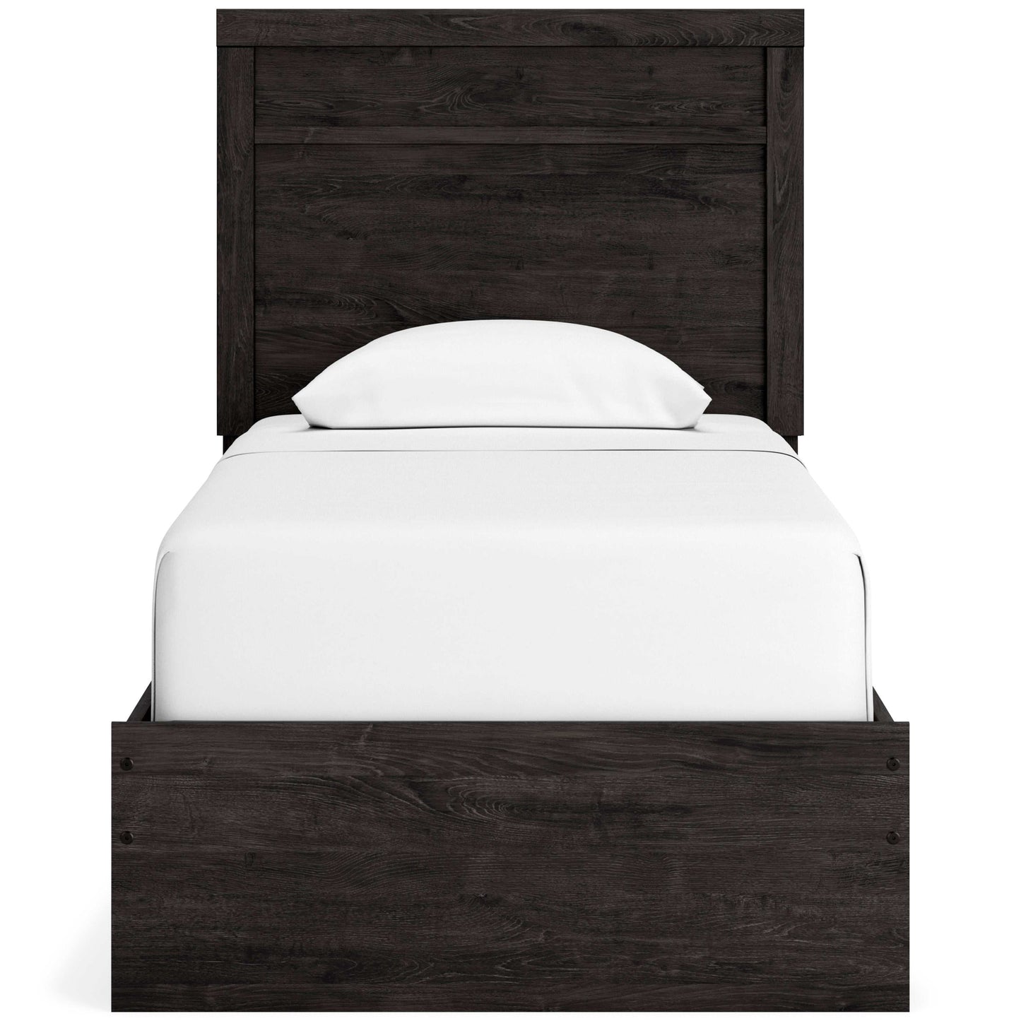 Belachime Black Twin Panel Youth Bed