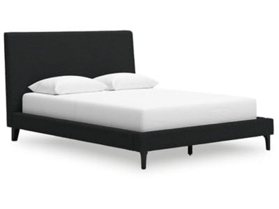 Cadmori Black Queen Bed w/Roll Slats - Ornate Home