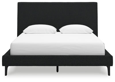 Cadmori Black Queen Bed w/Roll Slats - Ornate Home