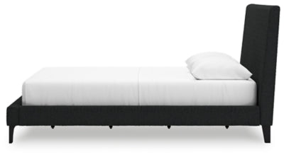 Cadmori Black Queen Bed w/Roll Slats - Ornate Home
