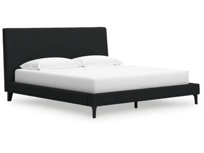 Cadmori Black King Bed w/Roll Slats - Ornate Home