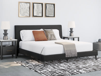 Cadmori Black King Bed w/Roll Slats - Ornate Home