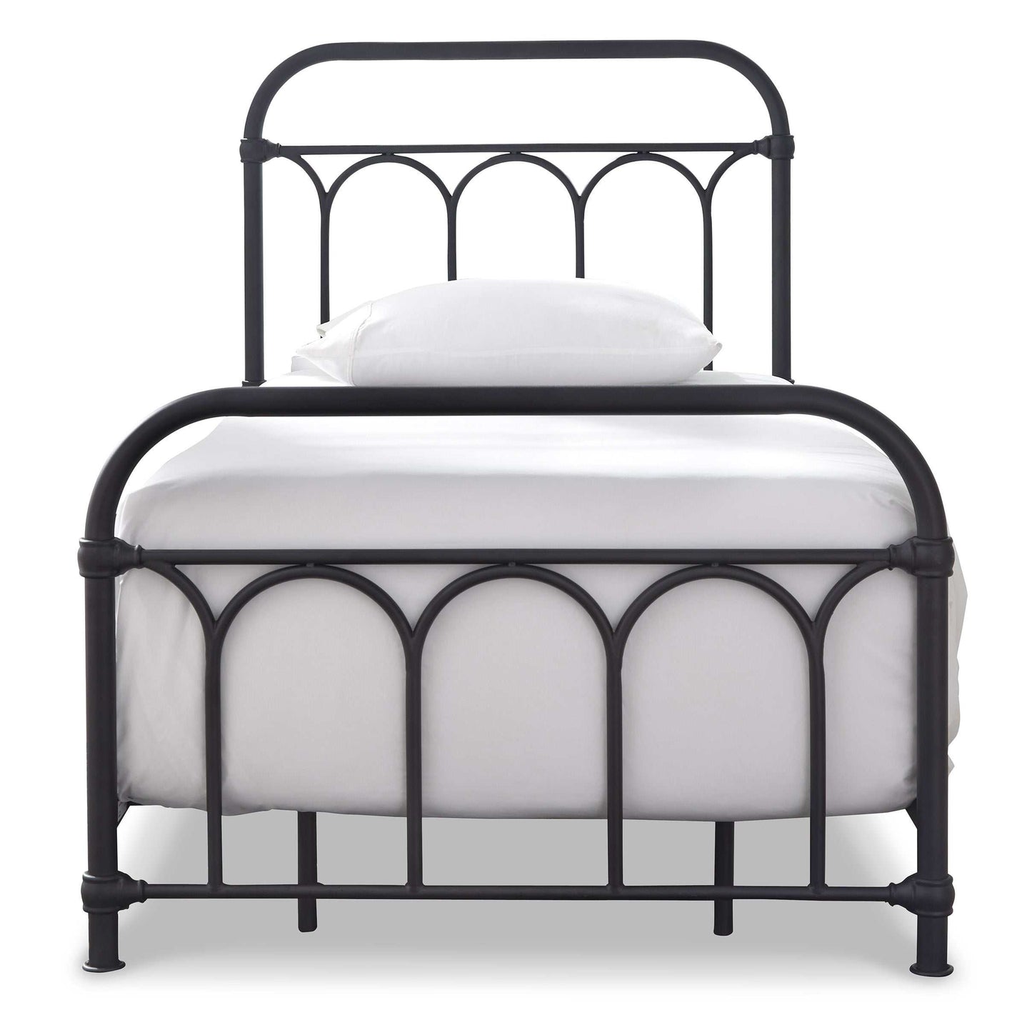 Nashburg Black Twin Metal Bed