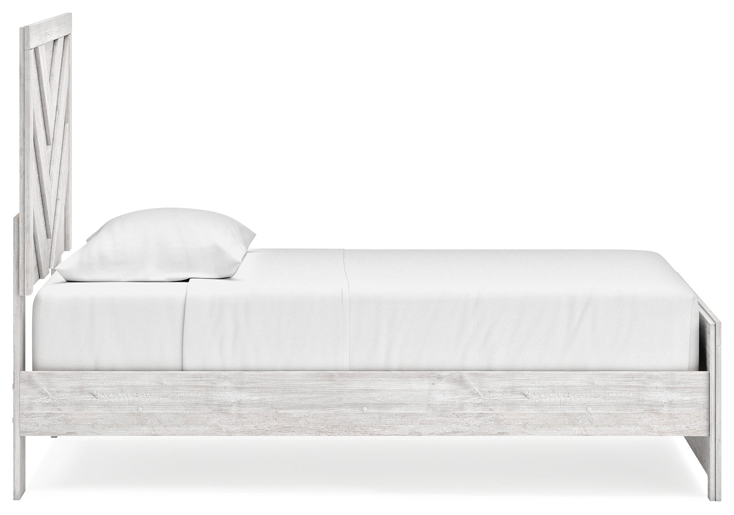 Cayboni Whitewash Twin Panel Youth Bed
