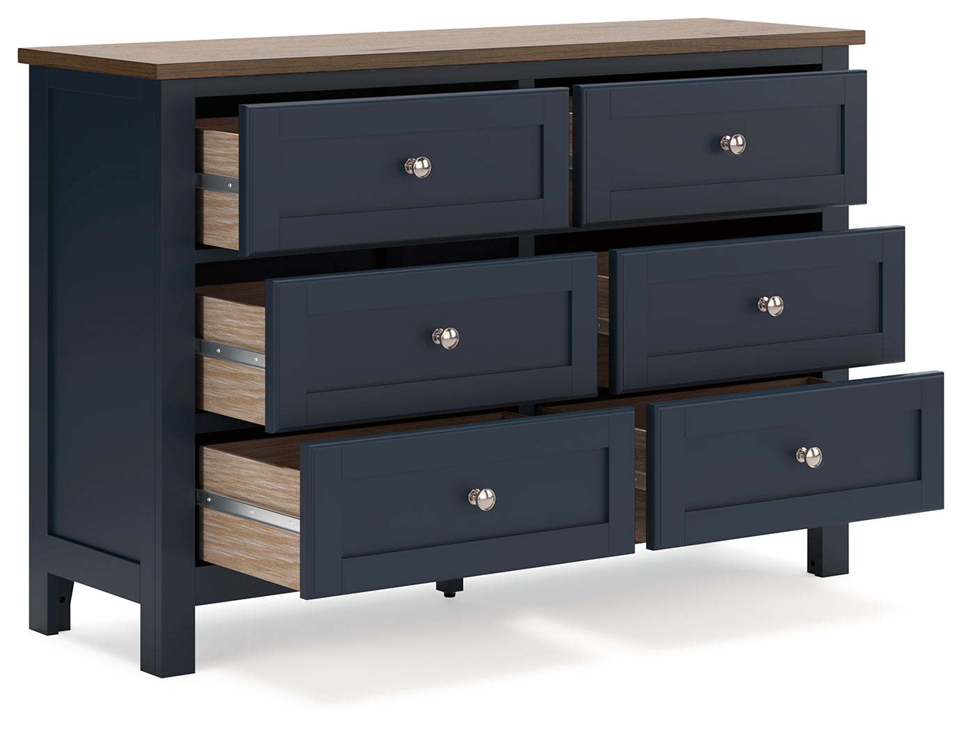 Landocken Brown/Blue Dresser
