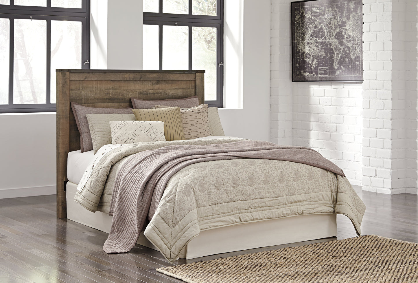Trinell Brown Queen Panel Headboard B446-57