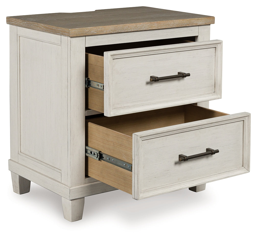 Shaybrock White Nightstand