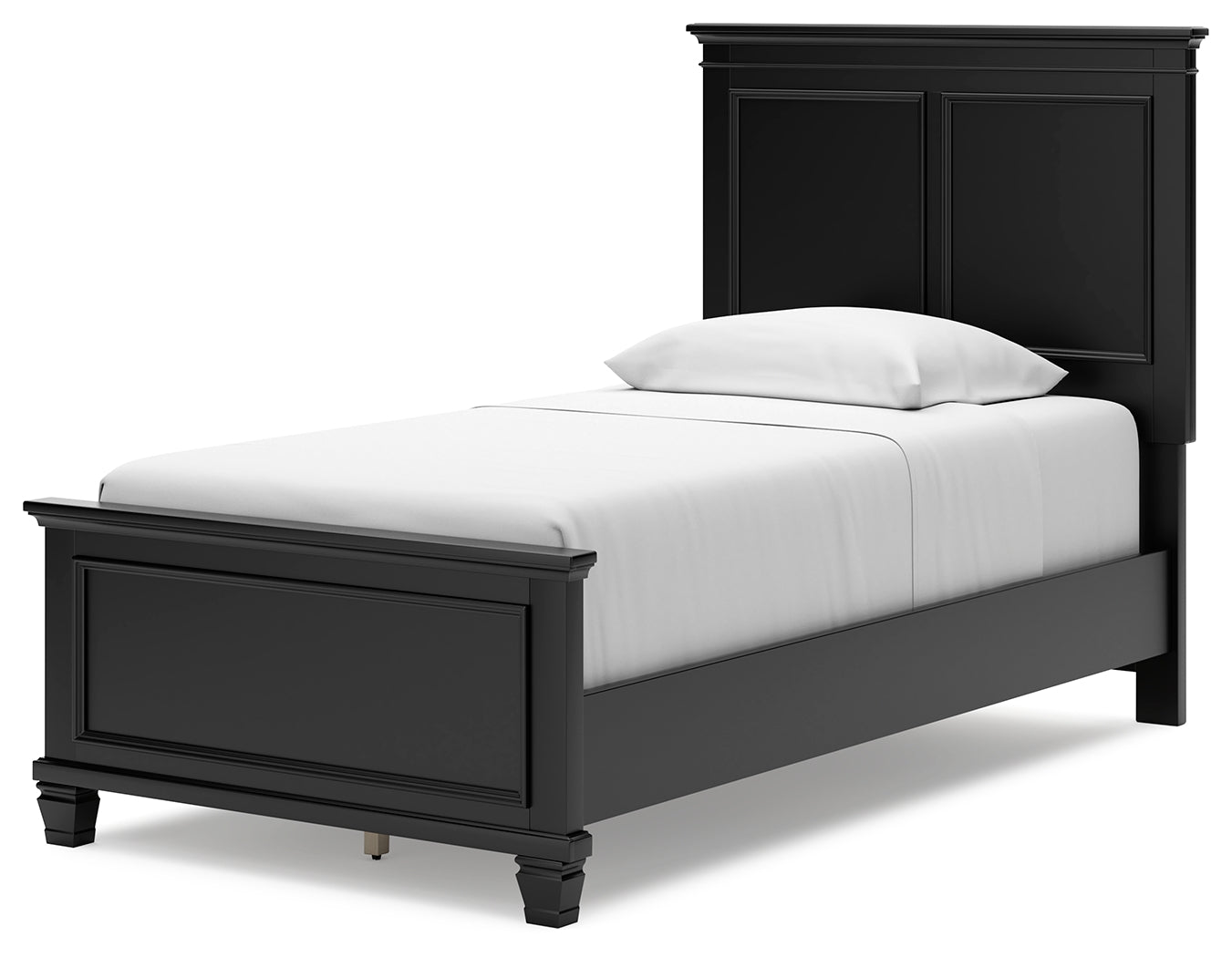Lanolee Black Twin Panel Youth Bed