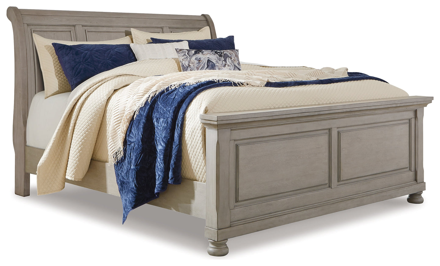 Lettner Light Gray Queen Sleigh Bed