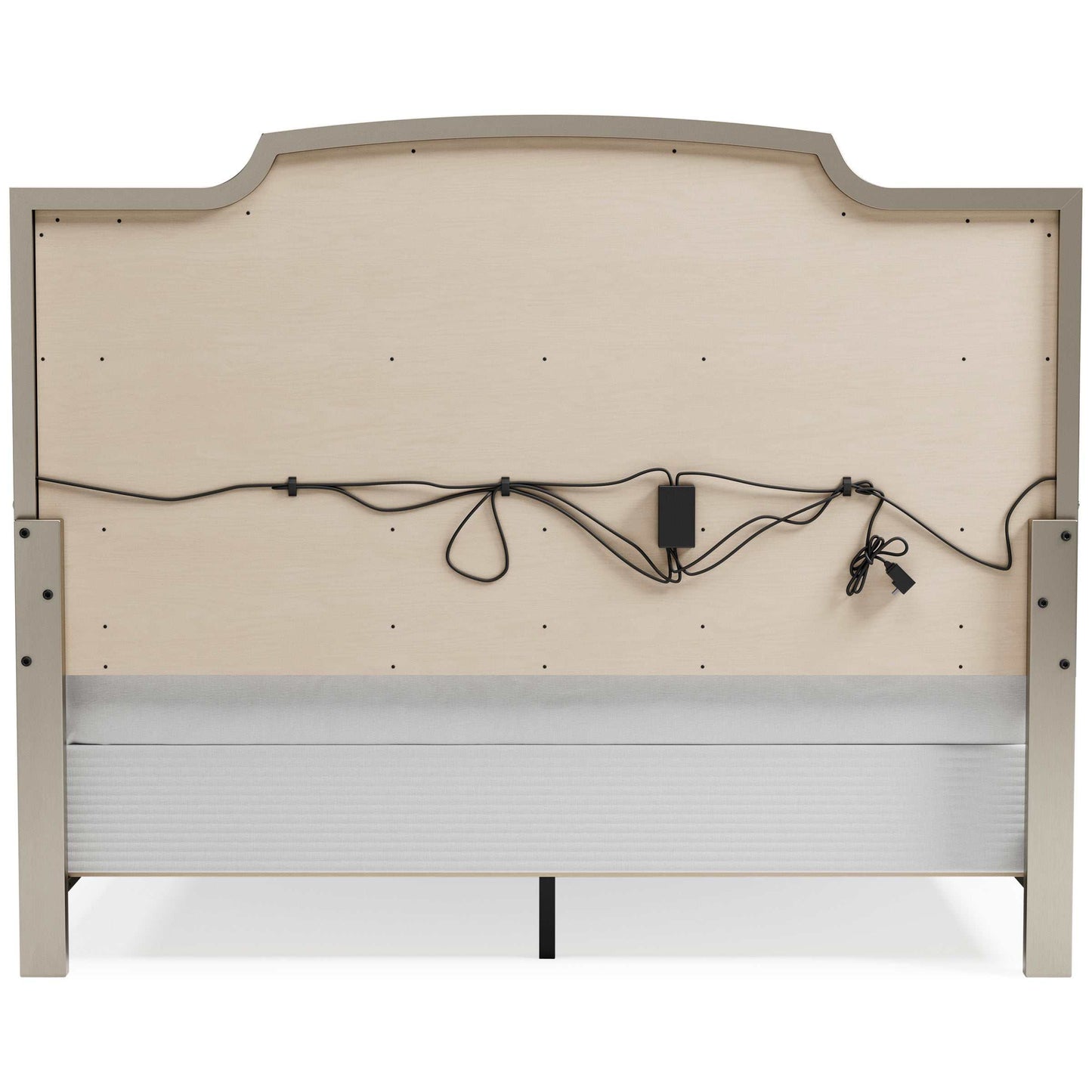 Chevanna Platinum Cal. King Upholstered Panel Bed