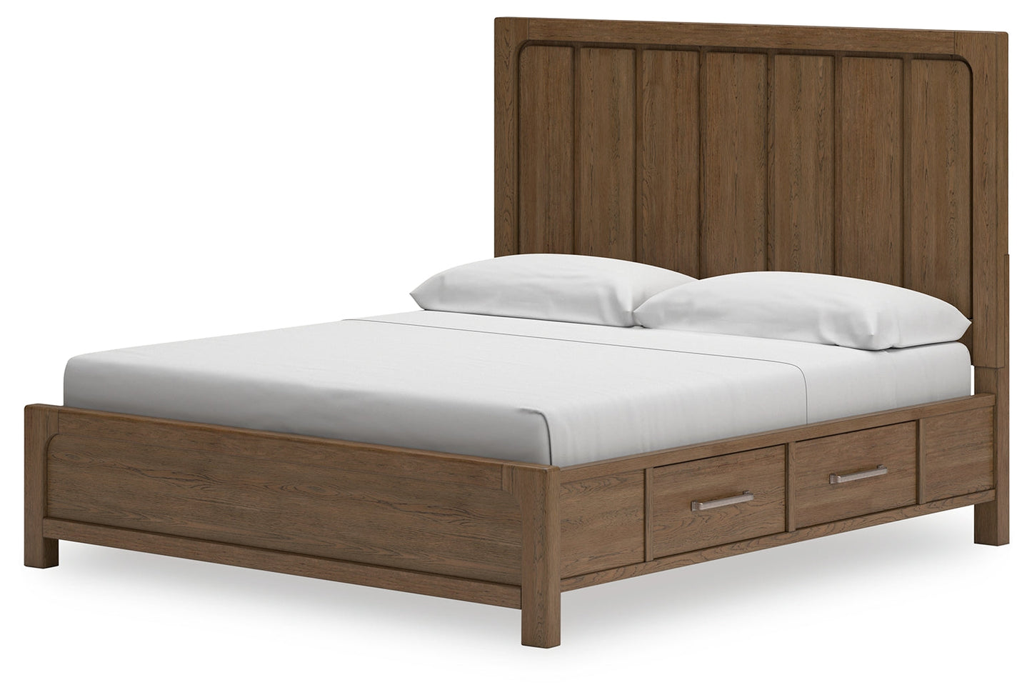 Cabalynn King Panel Bedroom Set with Storage, Dresser and Mirror