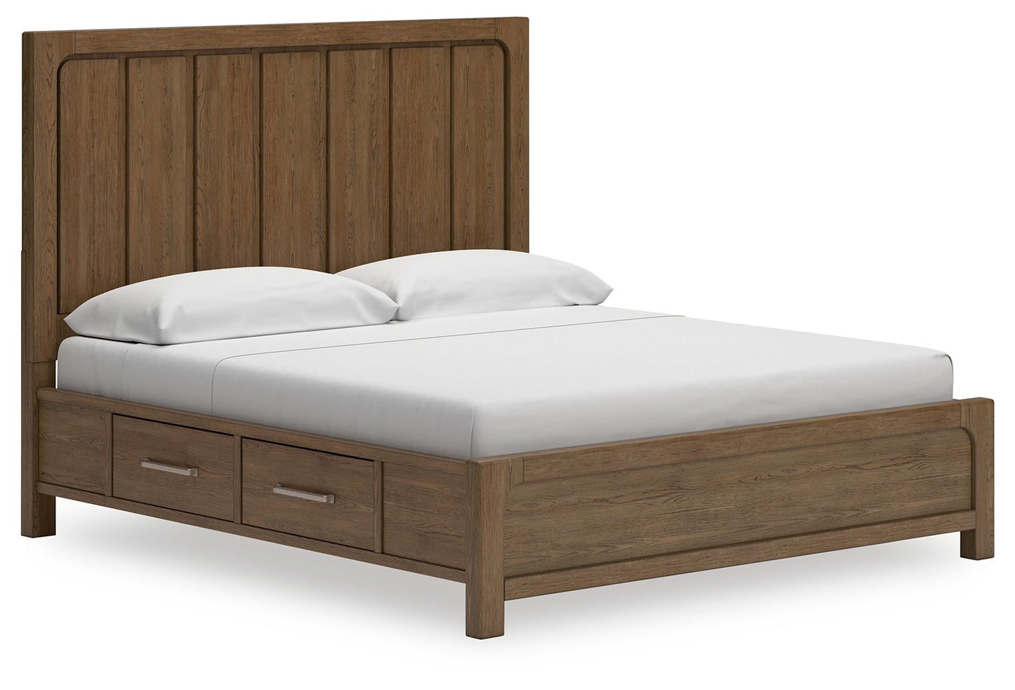 Cabalynn King Panel Bedroom Set with Storage, Dresser and Mirror