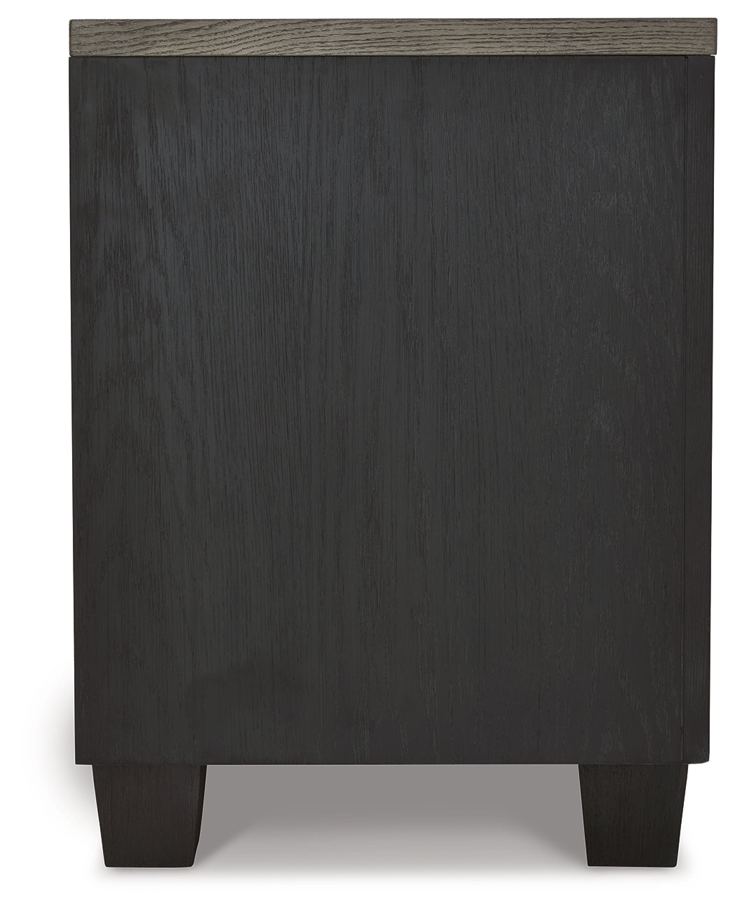 Foyland Black/Brown Cal King Panel Storage Bedroom Set with Dresser, Mirror, Chest and Nightstand