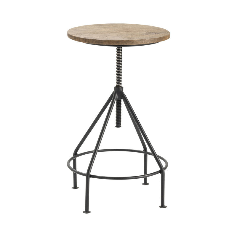 Bengal Manor Brown/Black Bar Stool - Ornate Home