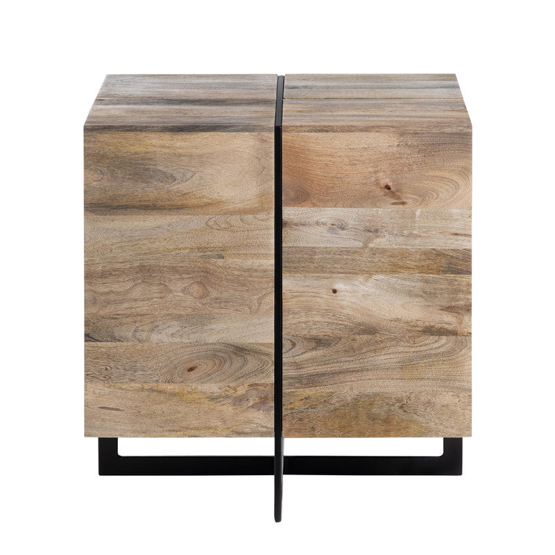 Brennon Brown/Black End Table - Ornate Home