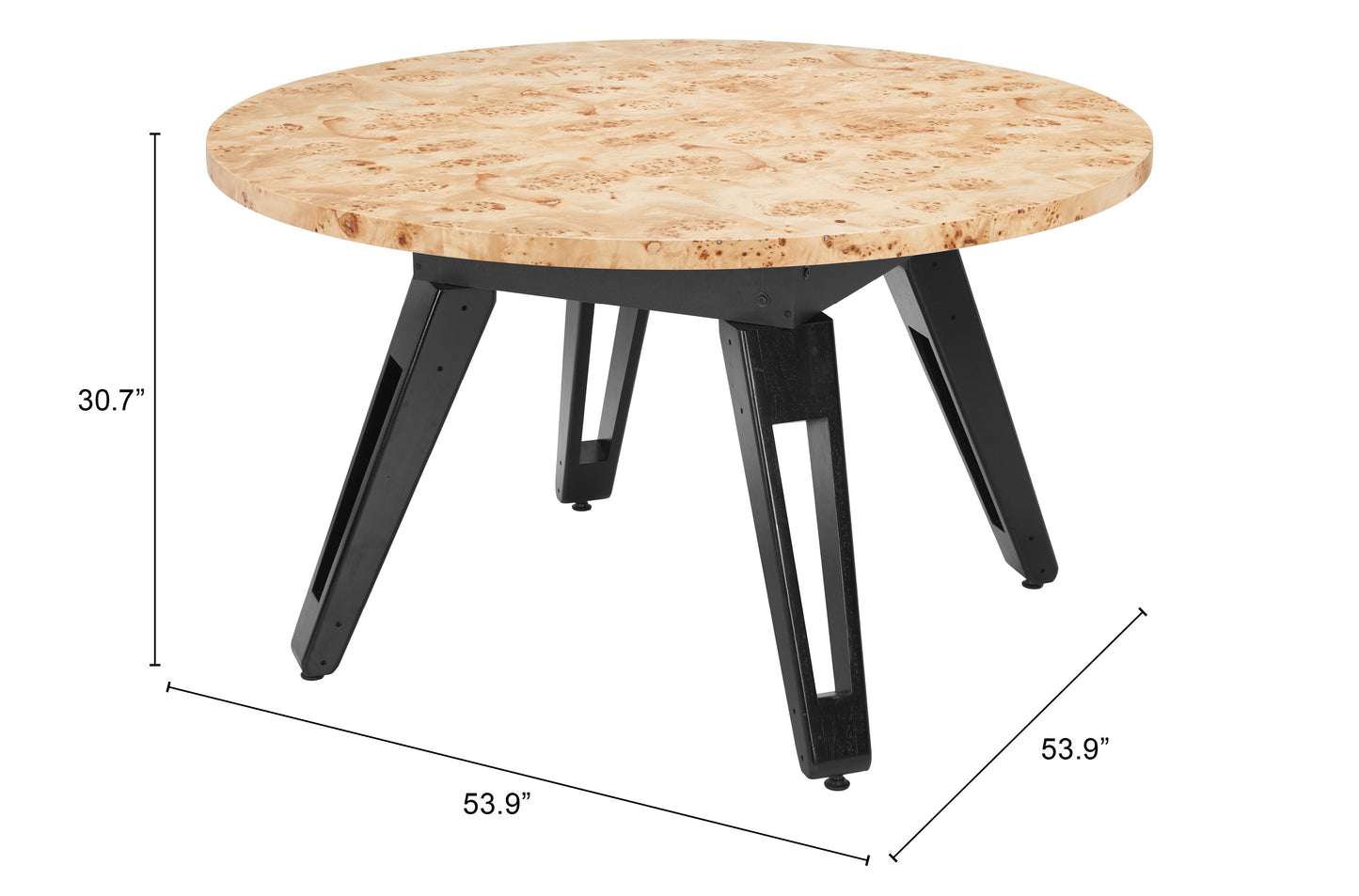 Burl Natural 2 in 1 Table - Ornate Home