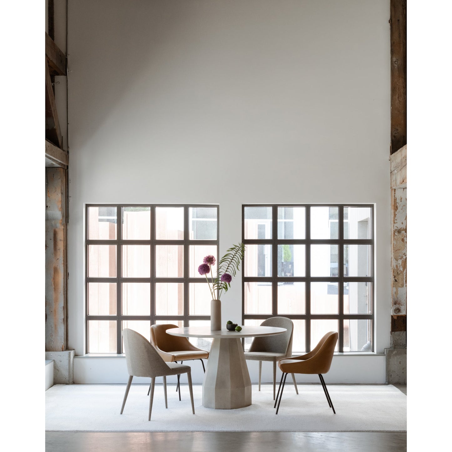 Burton Light Grey Dining Chair (Set of 2) - Ornate Home