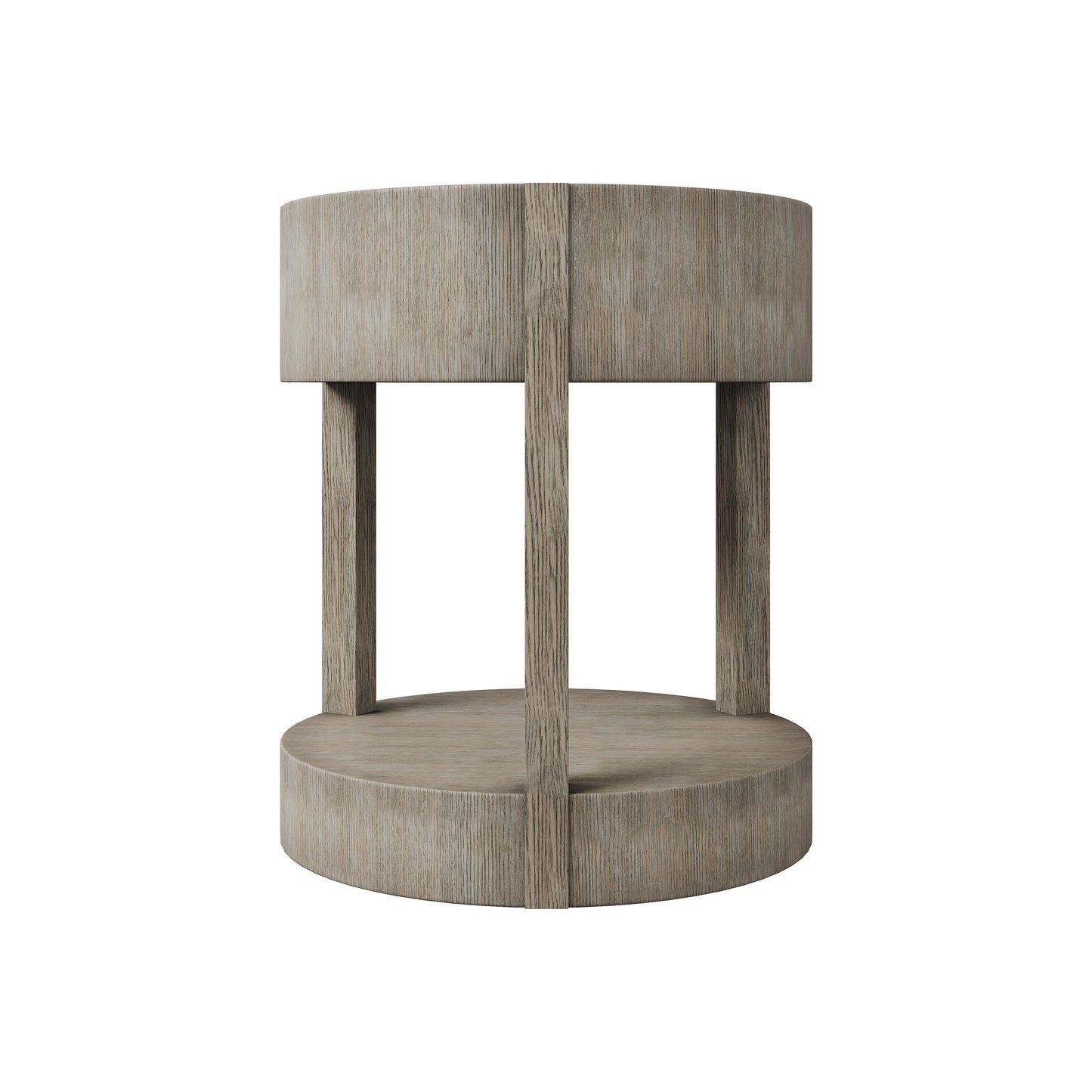 Calder Rustic Grey Nightstand - Ornate Home
