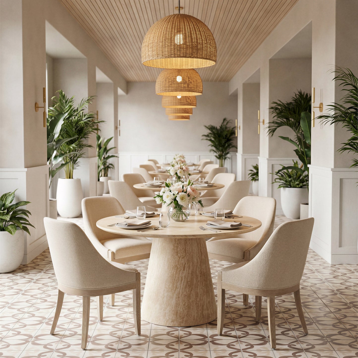 Calmo Beige Dining Chair - Ornate Home