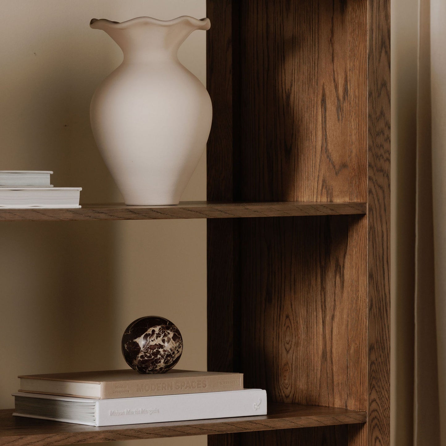 Caroline Warm Brown Bookcase - Ornate Home