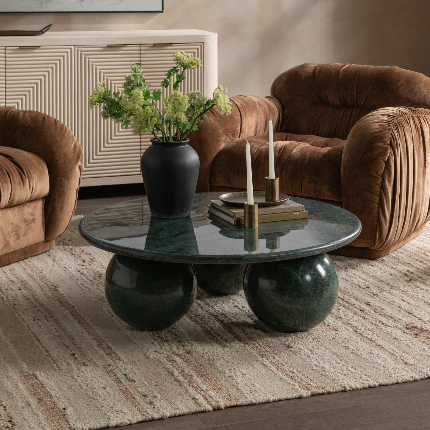 Castello Forest Green Coffee Table - Ornate Home