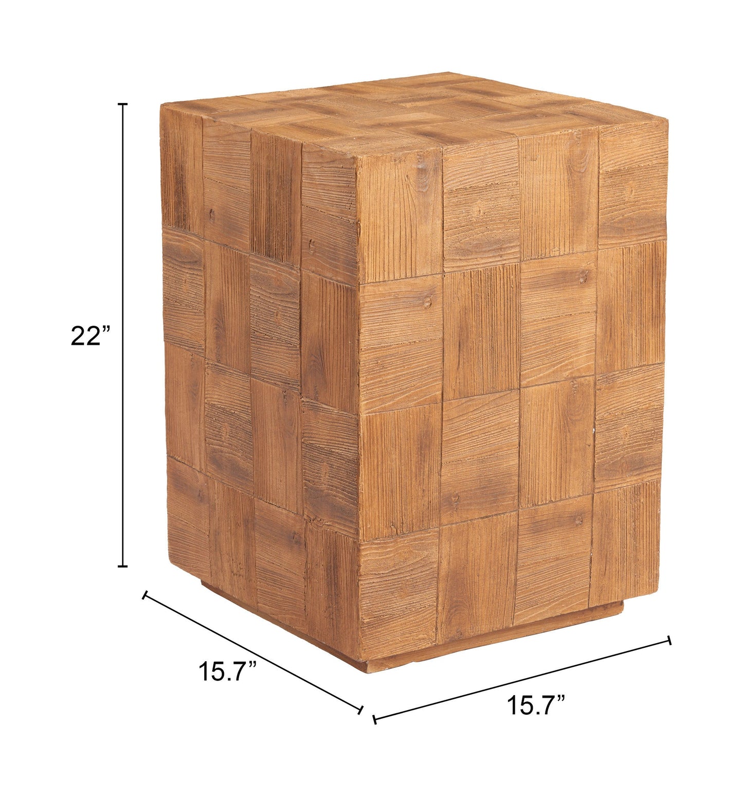 Cetka Natural Side Table - Ornate Home