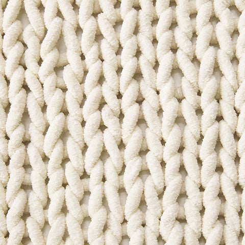 Chaddon Ivory Throw- Viva Furn