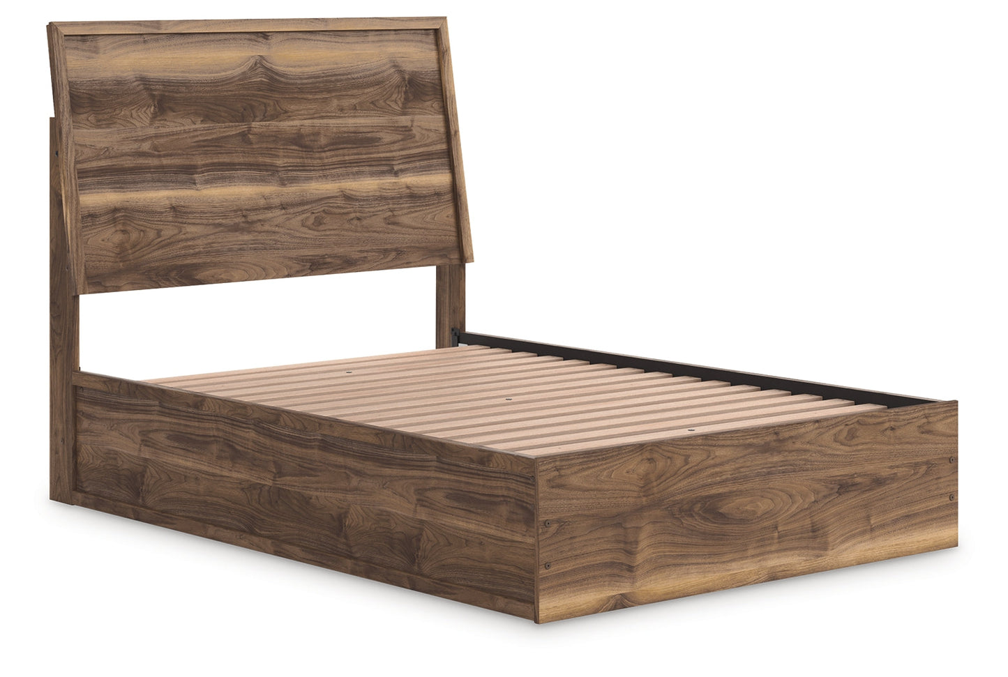 Chirason Brown Full Panel Bed- Viva Furn