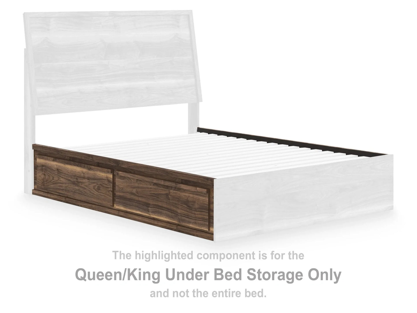 Chirason Brown Queen/King Under Bed Storage PCB3367-60- Viva Furn