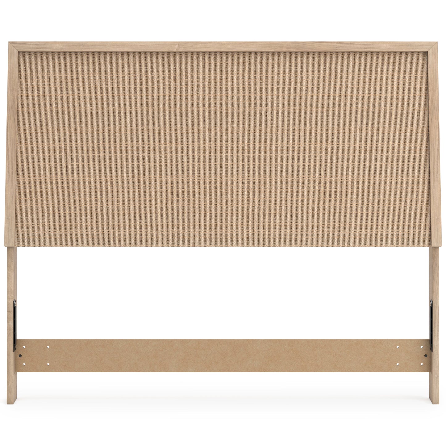 Cielden Two-Tone Queen Panel Bed with Mirrored Dresser and Nightstand- Viva Furn