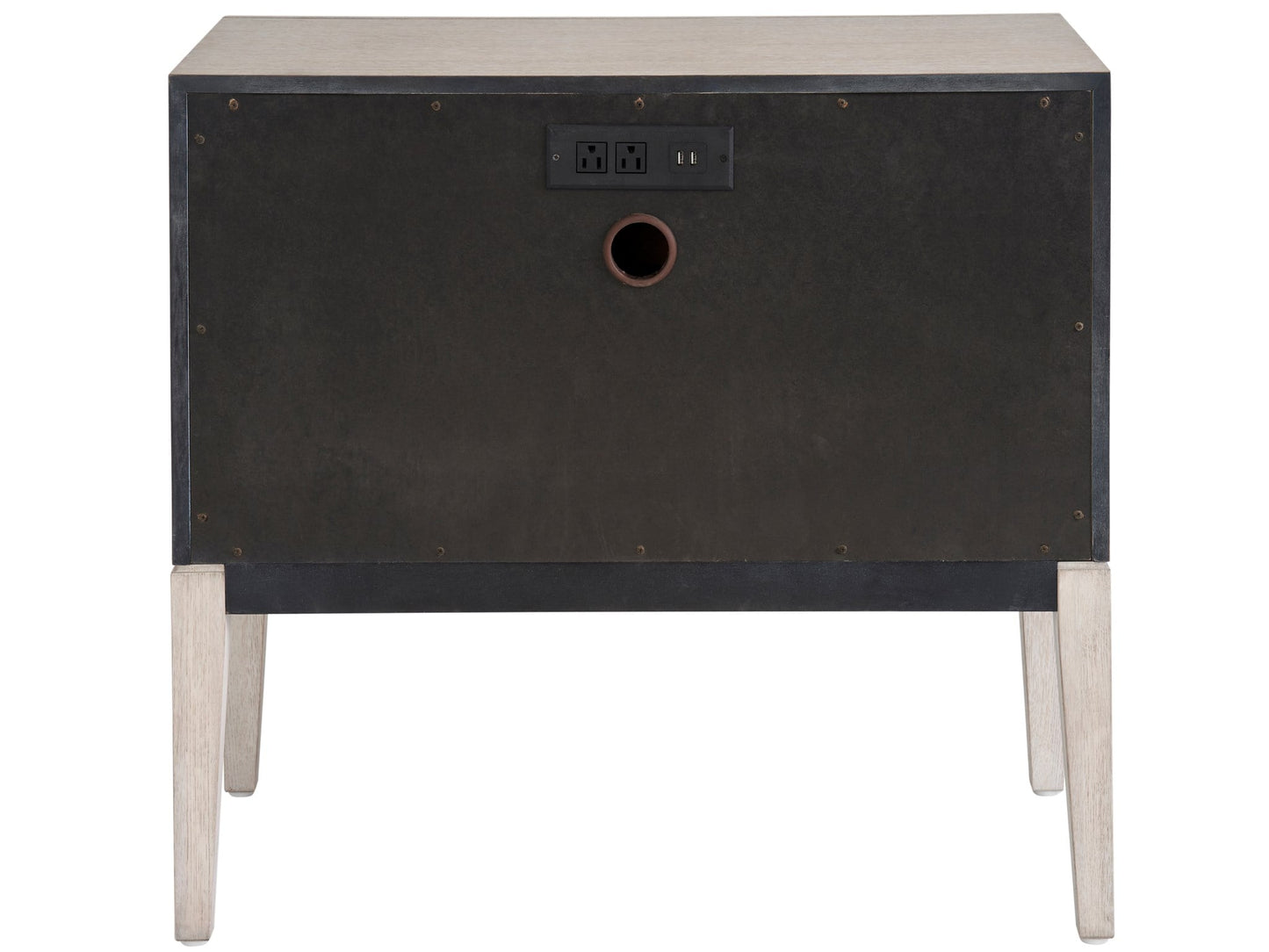 Coalesce Rolling Fog Two Drawer Nightstand - Ornate Home