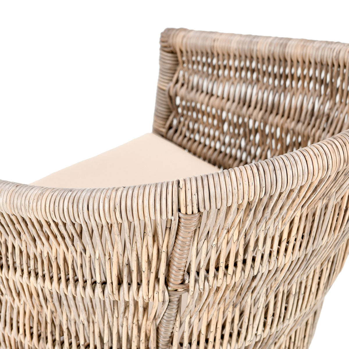 Collins Natural/Sand Outdoor Dining Chair - Ornate Home