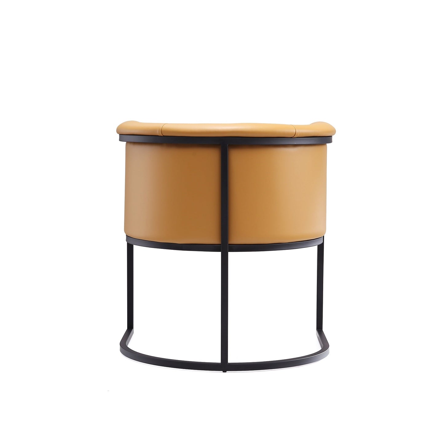 Cosmopolitan Dining Chair in Saddle and Black - Ornate Home