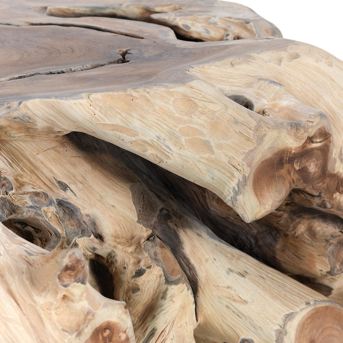 Cypress Root Natural Square Coffee Table - Ornate Home