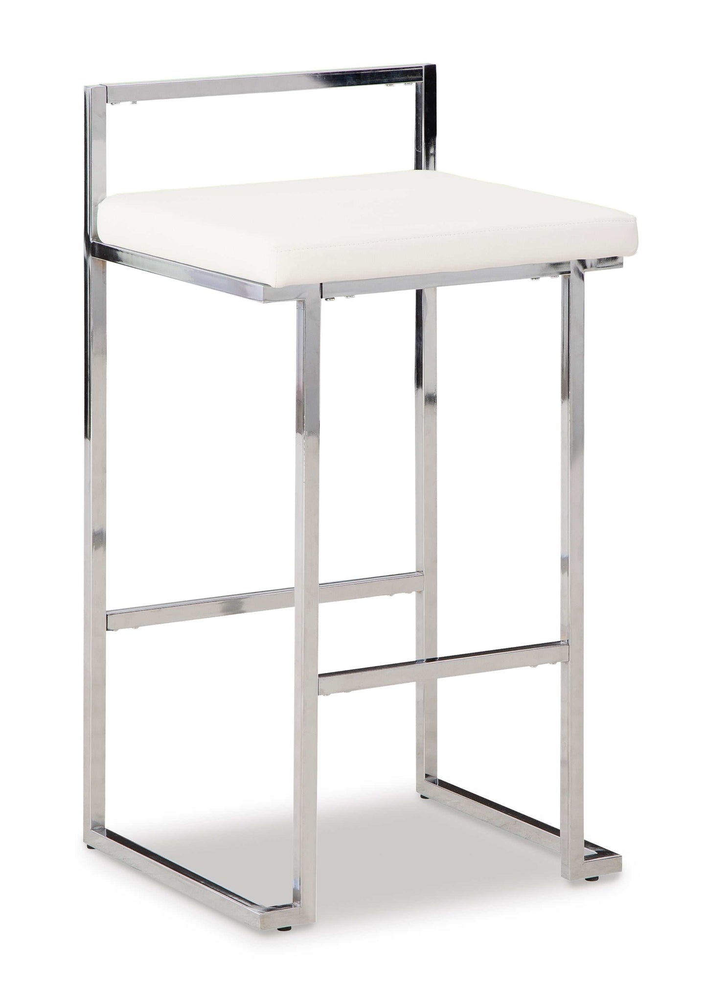 Madanere White Bar Height Bar Stool (Set of 2)