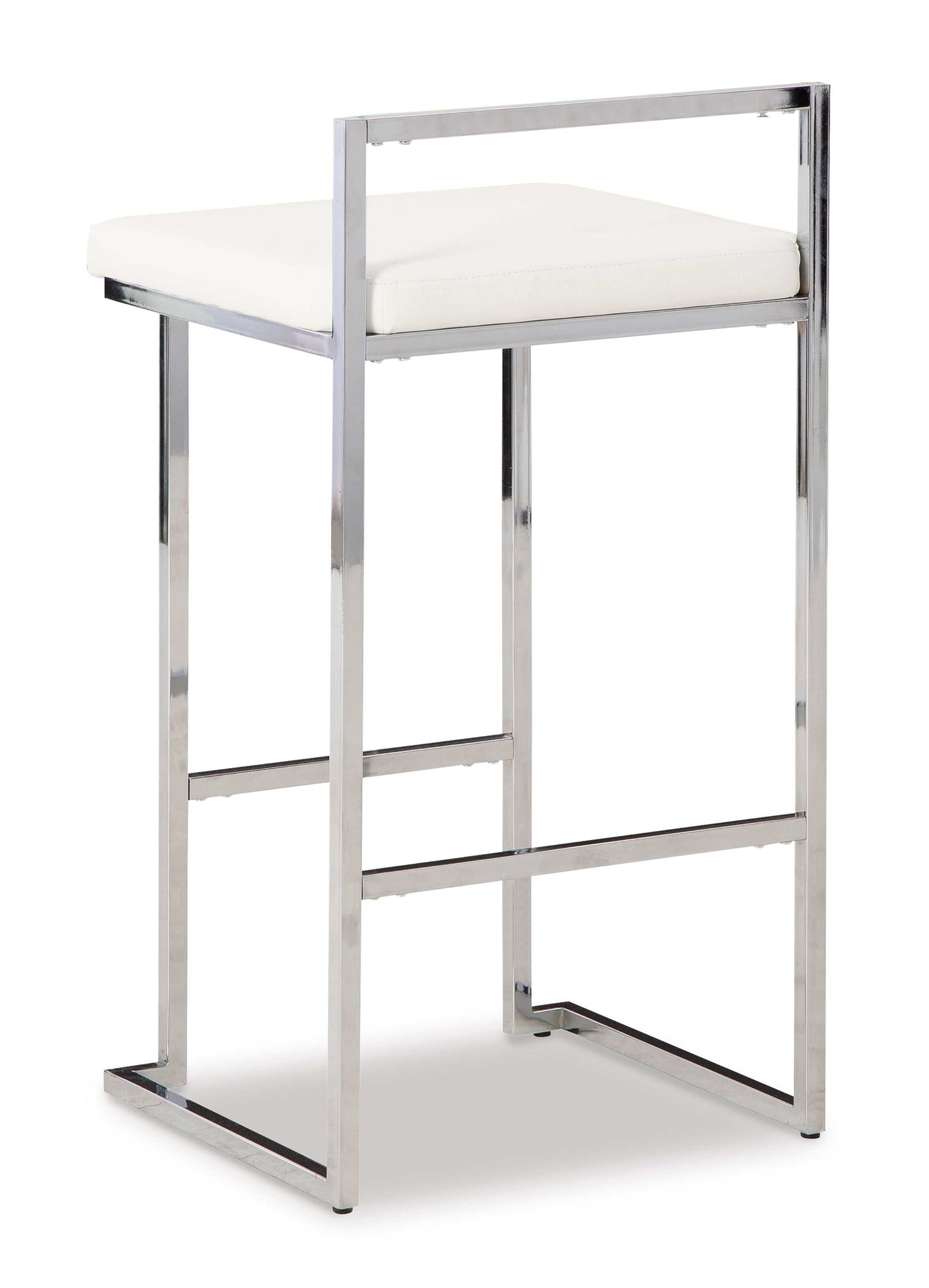 Madanere White Bar Height Bar Stool (Set of 2)