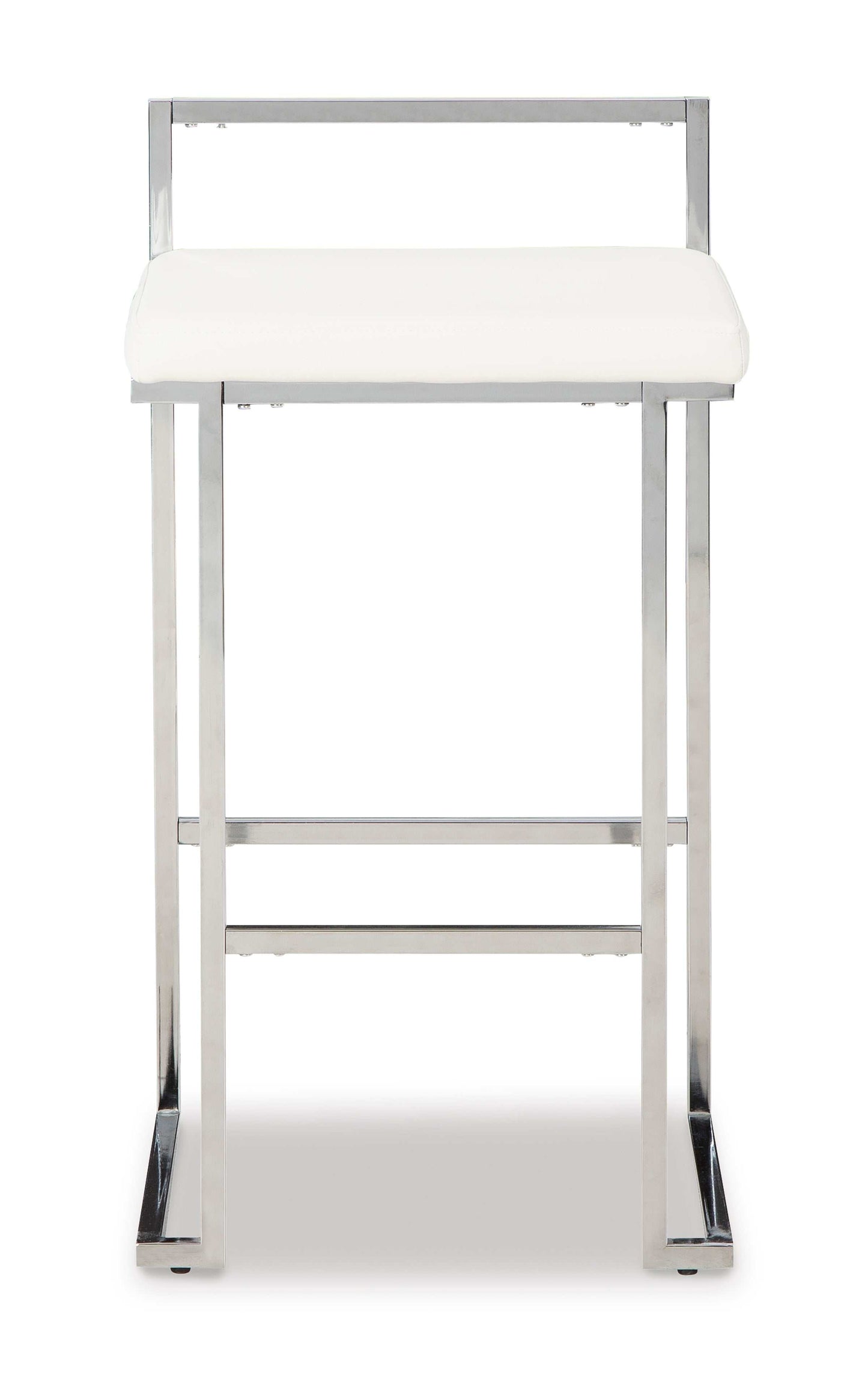 Madanere White Bar Height Bar Stool (Set of 2)