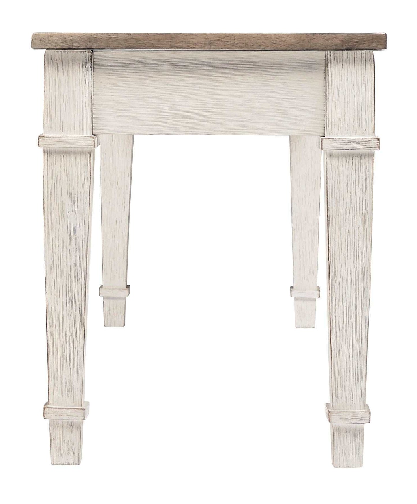 Skempton White/Light Brown Dining Room Set / 6pc