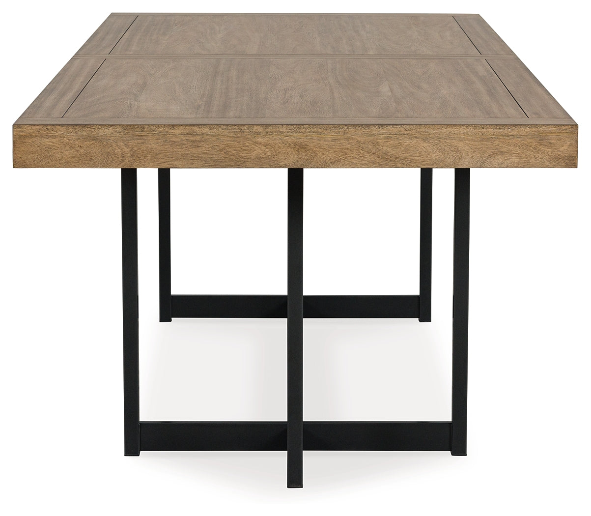 Tomtyn Brown Rectangle Dining Room Extension Table