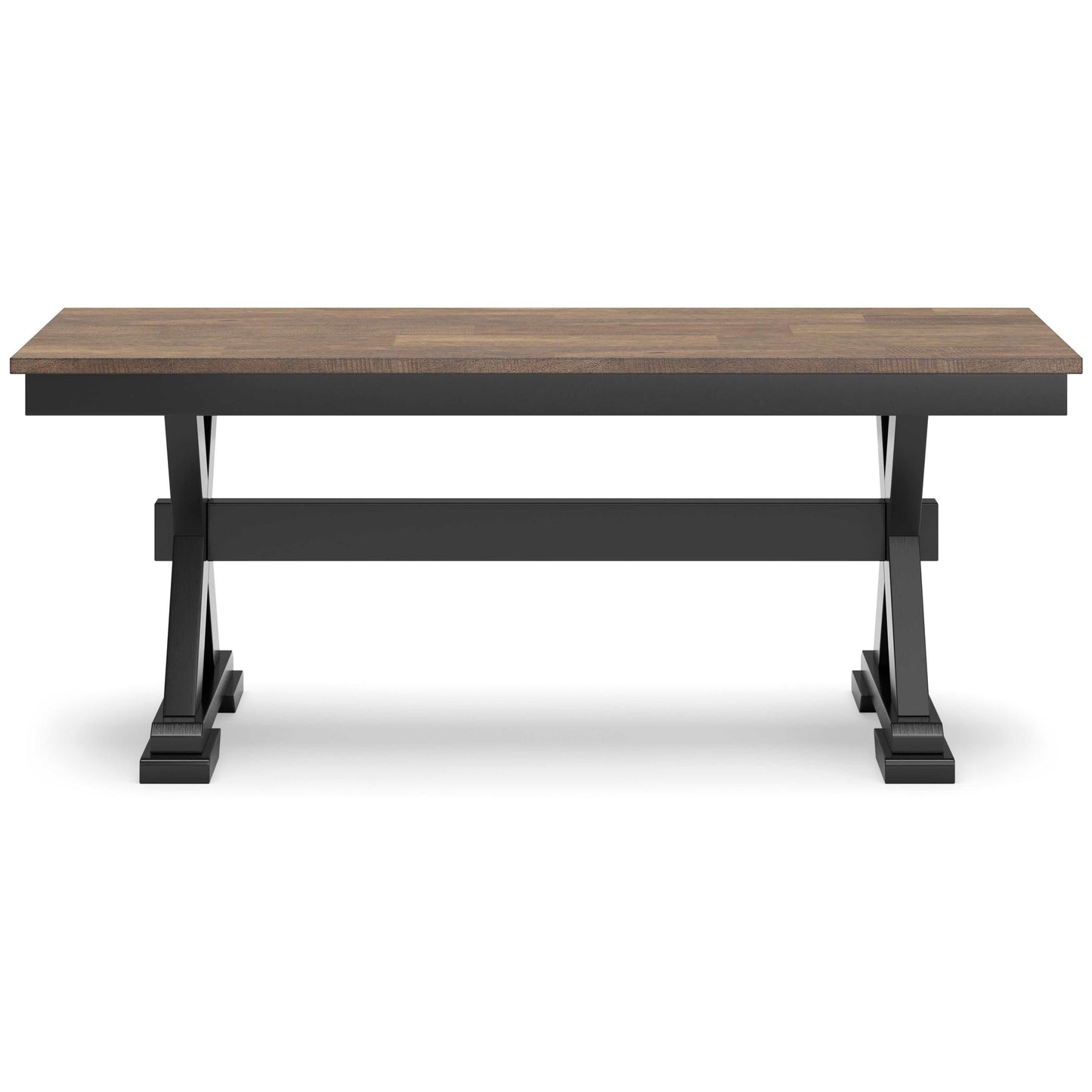 Wildenauer Brown & Black 50" Dining Room Bench